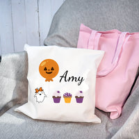 Personalized Halloween Spooky Tote