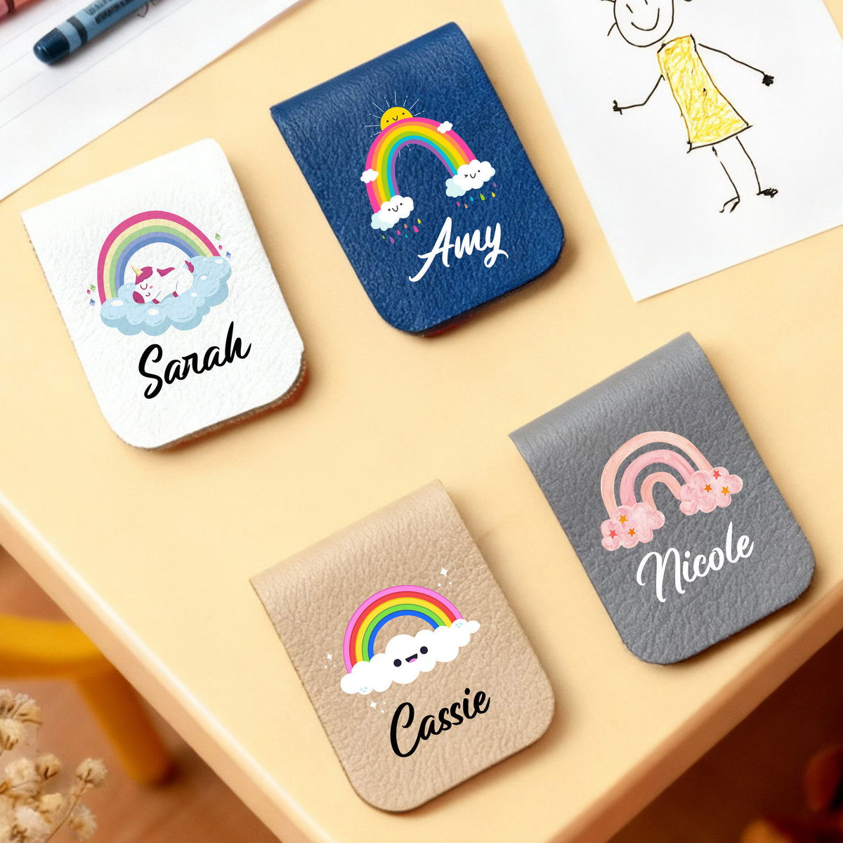 Personalized Kids Bookmarks, Animal Bookmarks