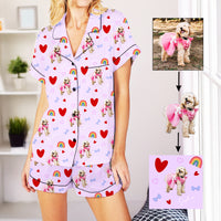 Customized Pet Pajamas Set, Pet Portrait