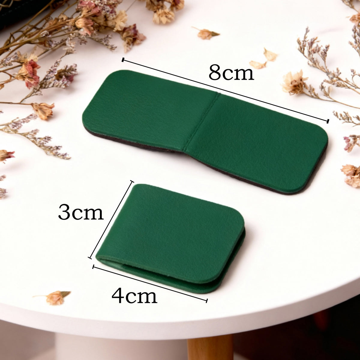 Custom Initial Bookmark, Personalized Leather Magnetic Bookmarks