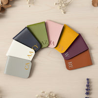 Custom Initial Bookmark, Personalized Leather Magnetic Bookmarks