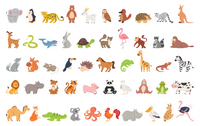 Personalized Kids Bookmarks, Animal Bookmarks