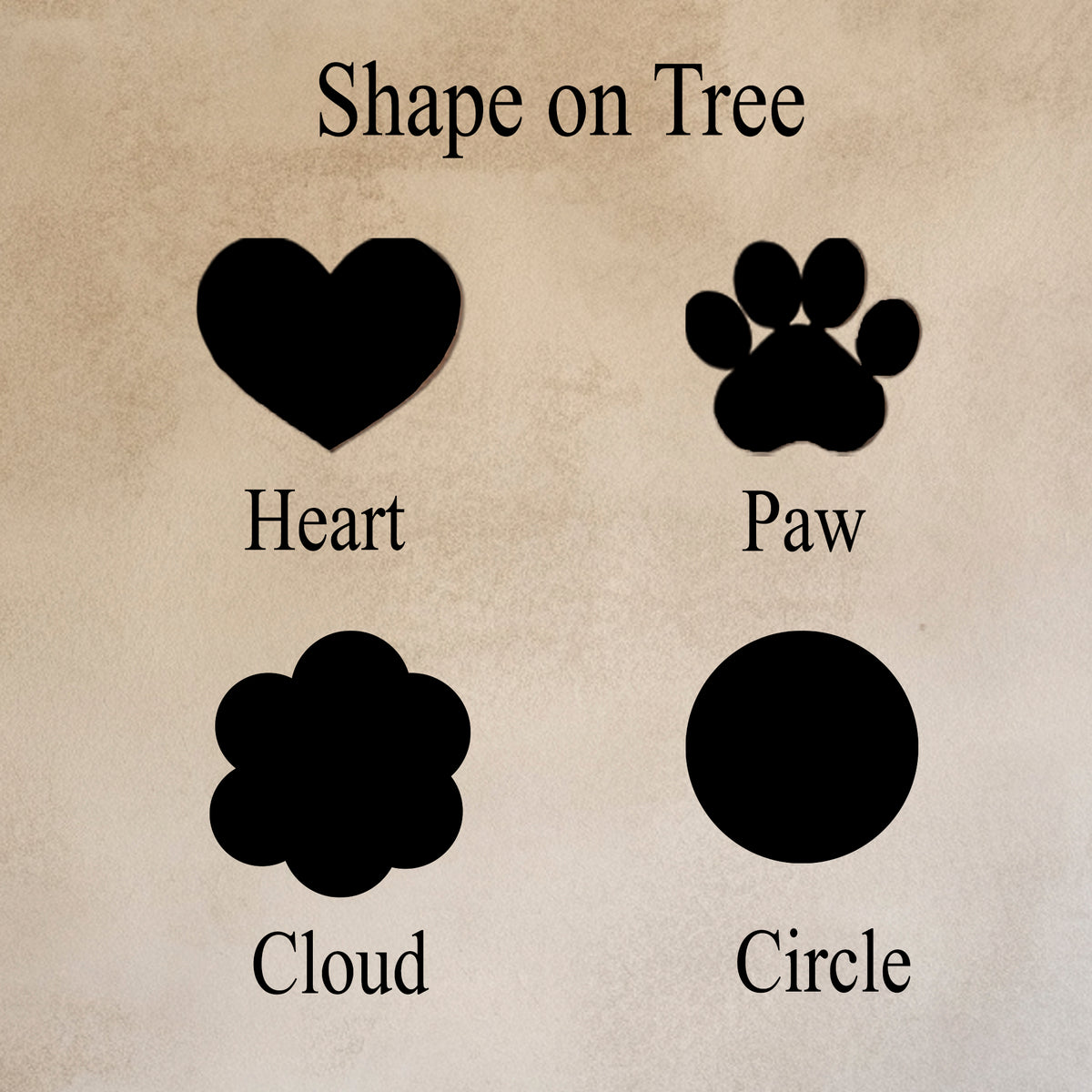 Personalized Laser Cut Wood Family Tree