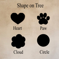 Personalized Laser Cut Wood Family Tree