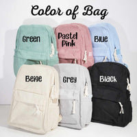 Personalized Toddler Backpack, School Backpack