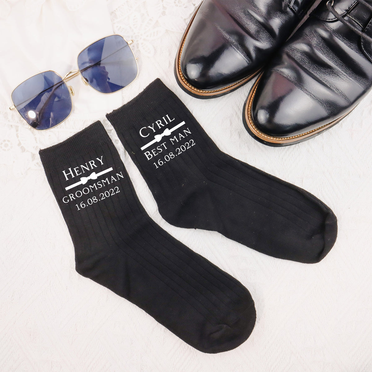 Personalized Embroidery Men Socks