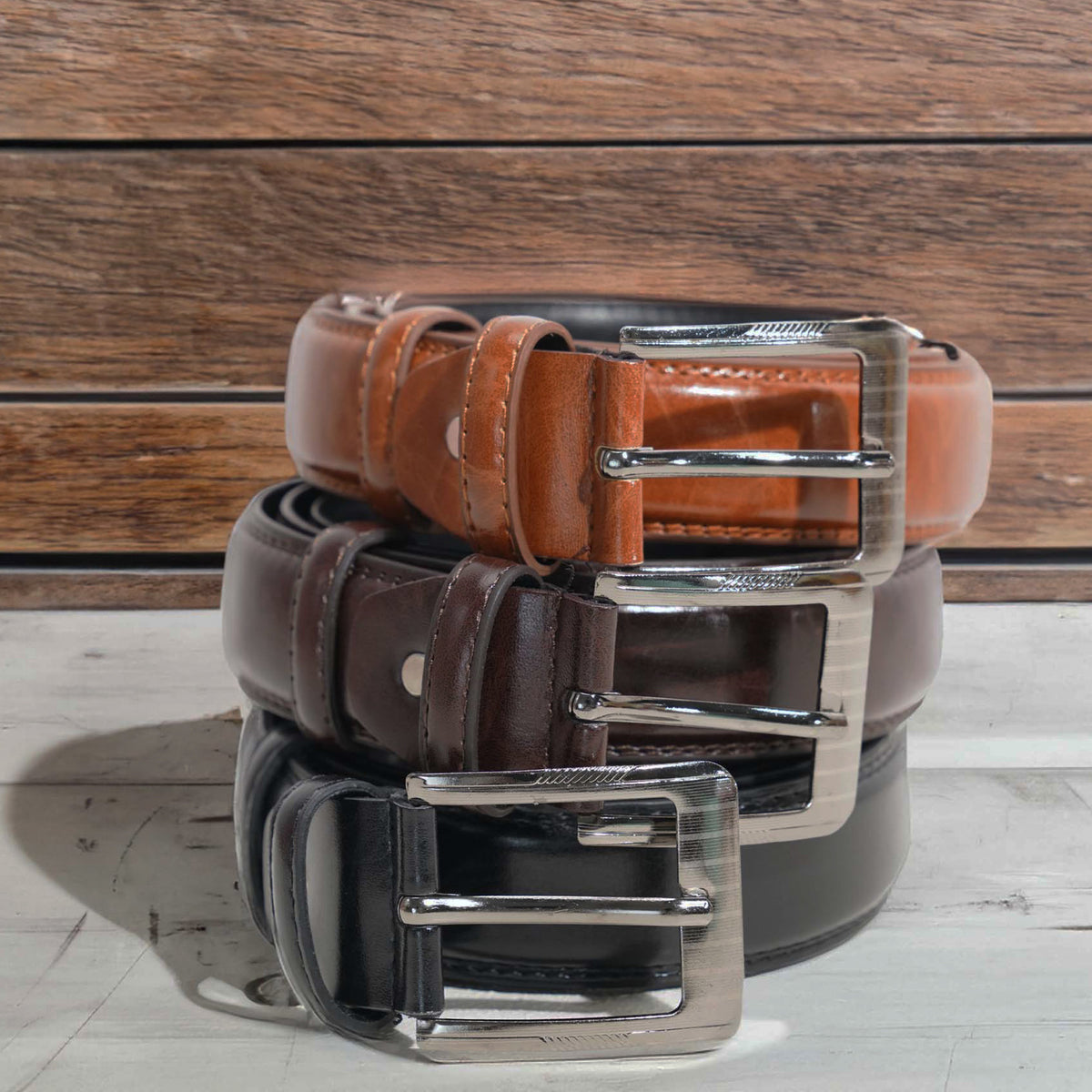 Custom Leather Belt with Message