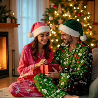 Personalized Womens Christmas Pajamas, Xmas Pajamas