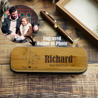 Personalised Father's Day Wood Pen