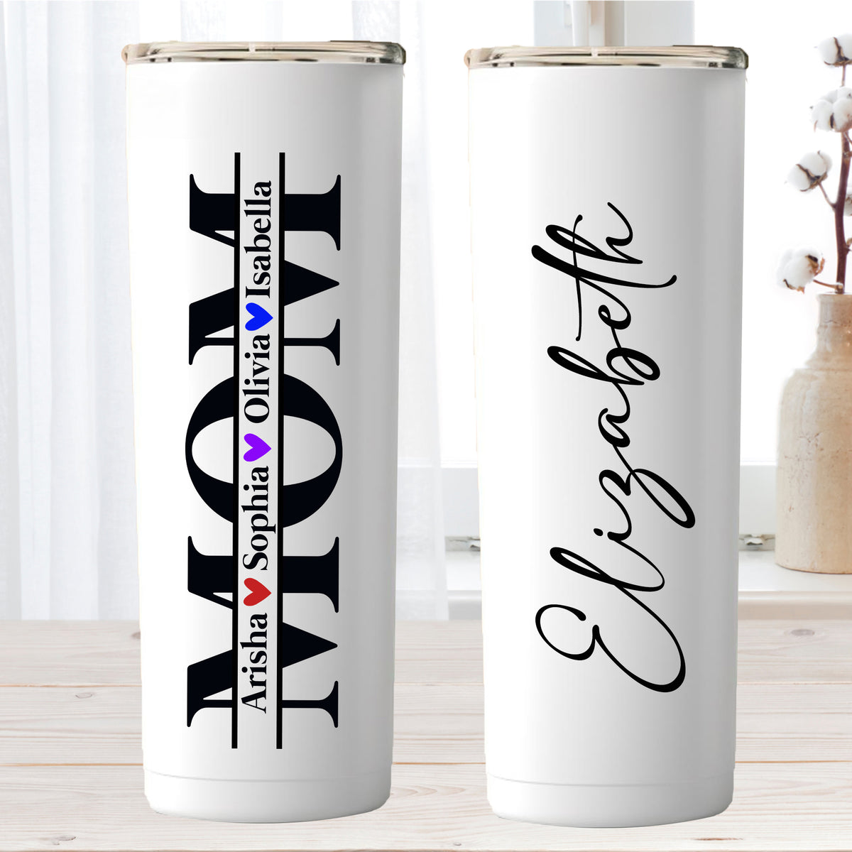 Personalized Mother's Day Skinny Tumbler