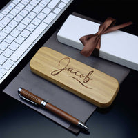 Personalized Engraved Pen Case with Name