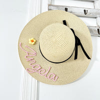 Personalized Embroidered Beach Hat