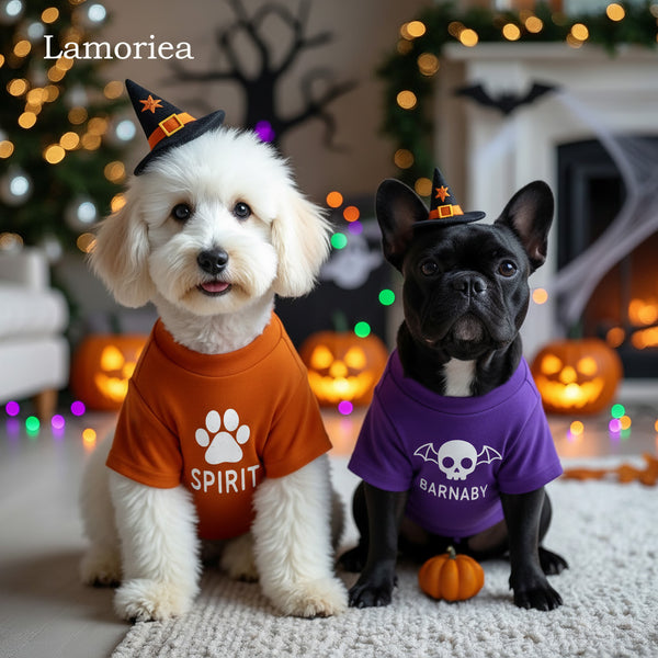 Personalized Spooky Pet Shirt, Halloween Dog Outfit