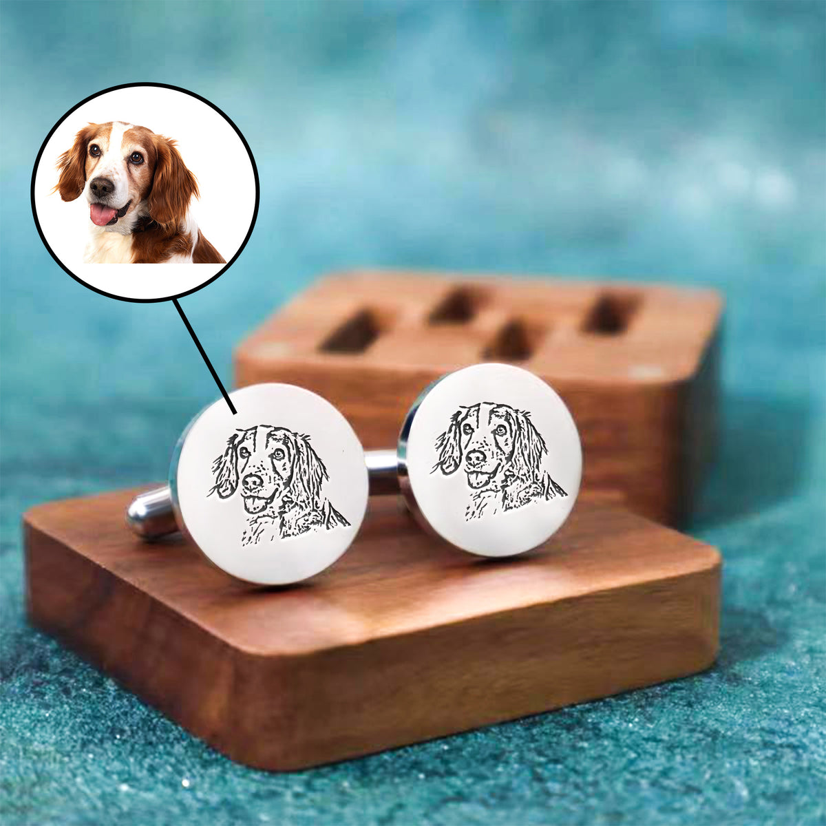 Personalised Engraved Pet Cufflinks