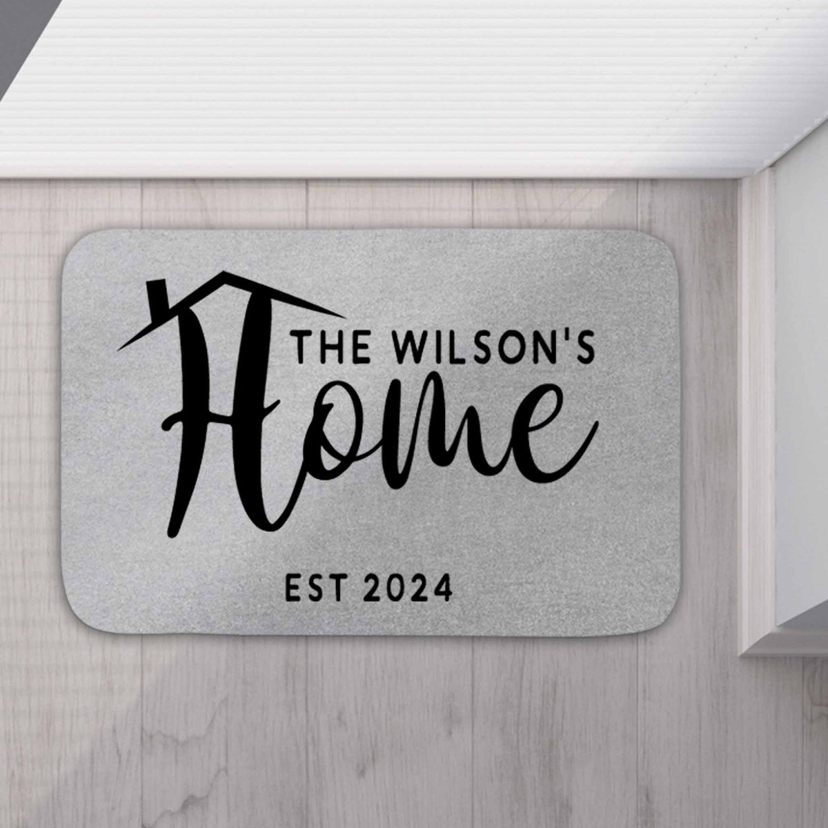 Custom Welcome Mat for New Home