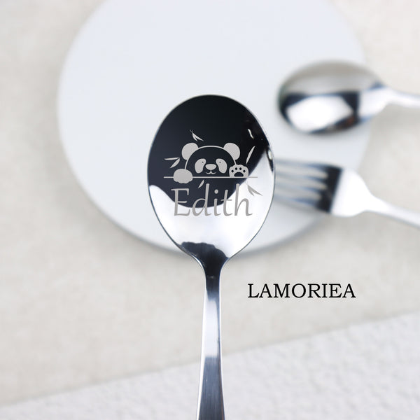 Personalized Spoon and Fork