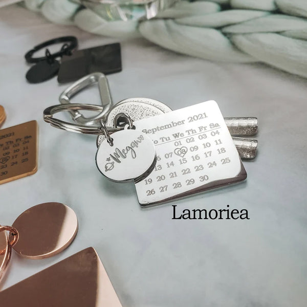 Personalized Bridesmaid Keychain