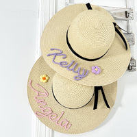 Personalized Embroidered Beach Hat