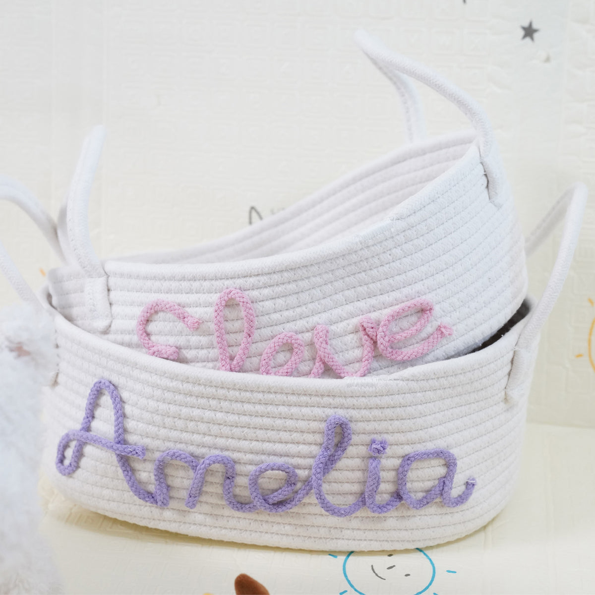 Personalized Baby Name Baskets