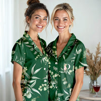Matching Floral Pajamas Set