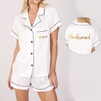 Customized Short Bridal Pajamas