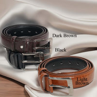 Custom Leather Belt with Message