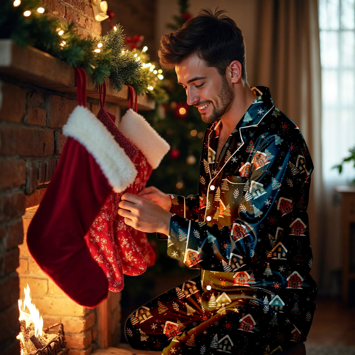 Personalized Womens Christmas Pajamas, Xmas Pajamas