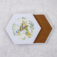 Personalized Couple Gift Ceramic Coaster