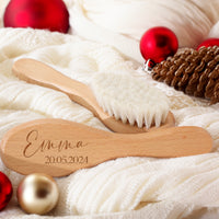 Personalized Engraved Infant Hair Brush