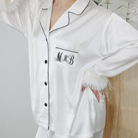 Personalized Bridal Gift Satin Pajamas