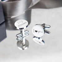 Personalised Engraved Father of the Bride Cufflinks