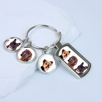 mother's day gift photo keychain