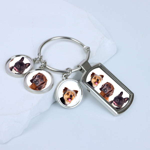 mother's day gift photo keychain