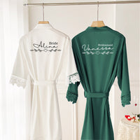 Personalized White Bridal Robe