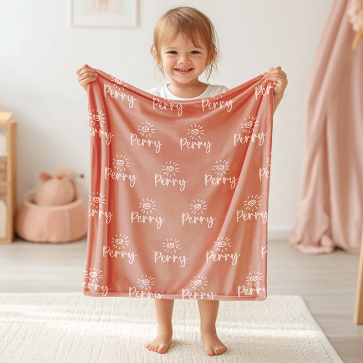 Custom Girl's Name Blanket