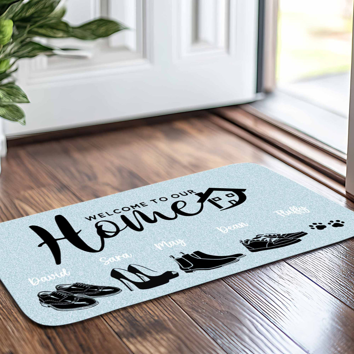 Custom Welcome Mat for New Home