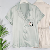 Customized Initial Bride Bridesmaid Pajamas