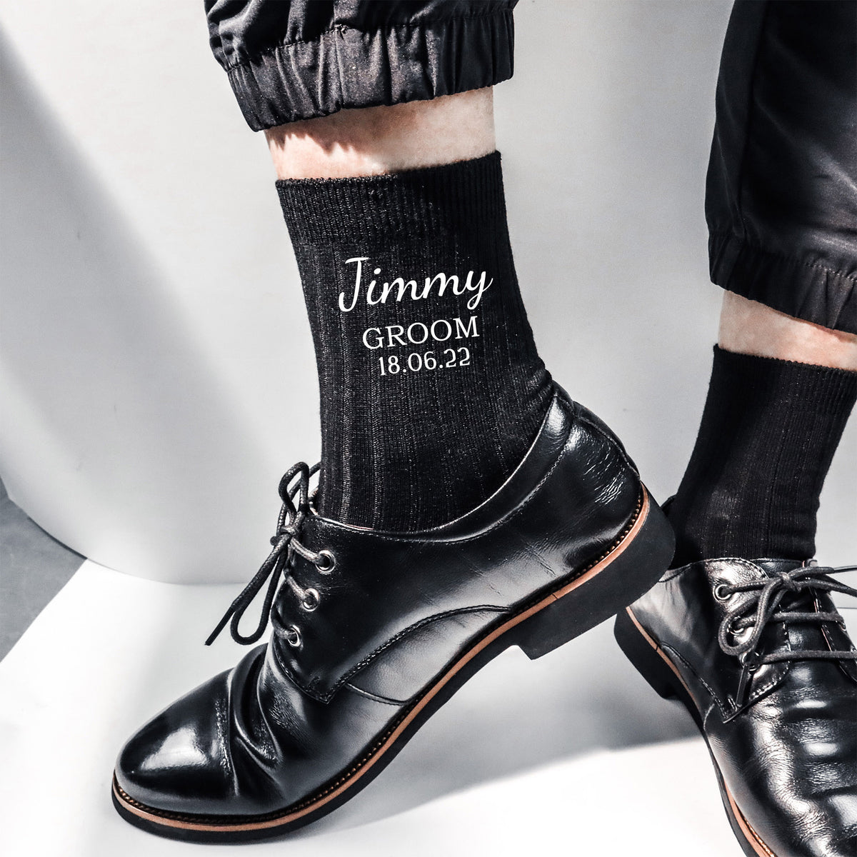 Personalized Embroidery Men Socks