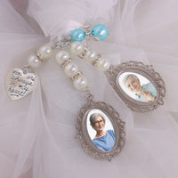 Personalized Memorial Photo Bouquet Charm