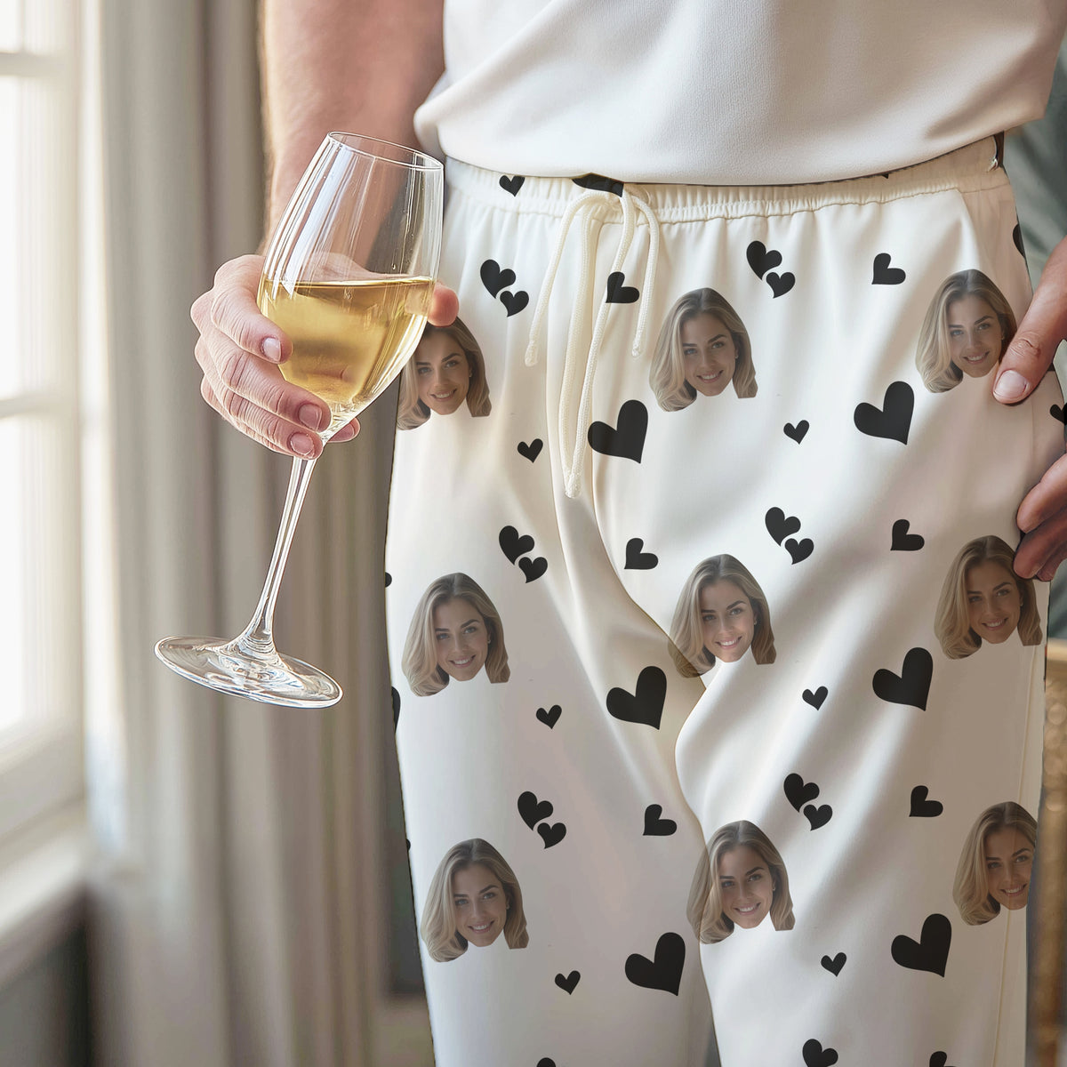 Personalized Matching Family Face Pajamas, Family Christmas Pjs