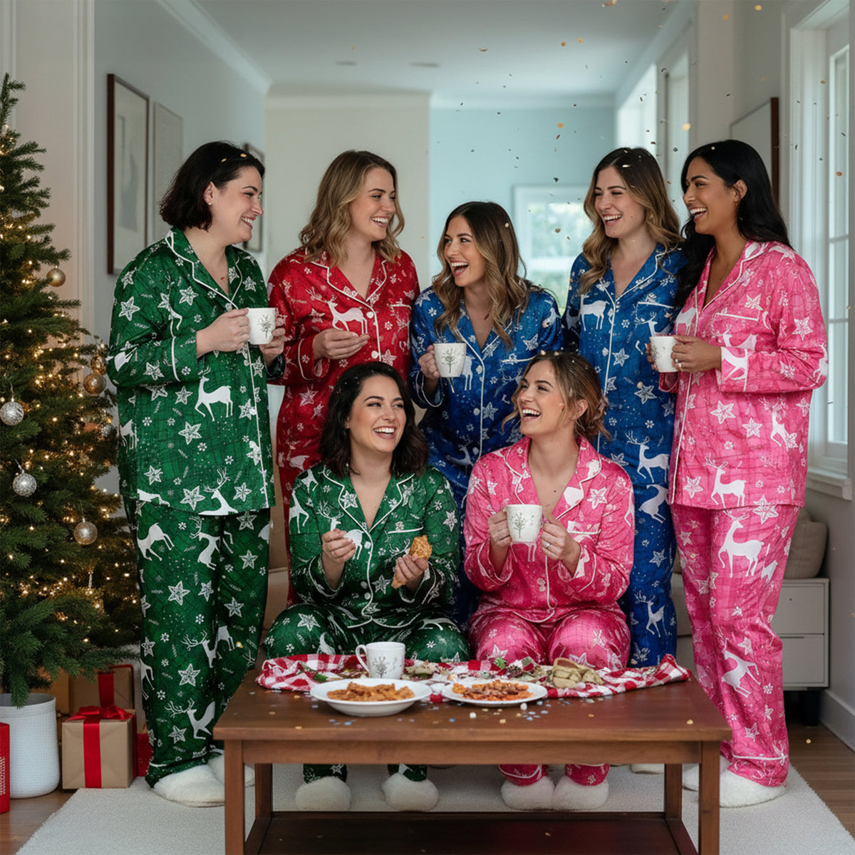 Christmas Party Gift, Pajama Set Women