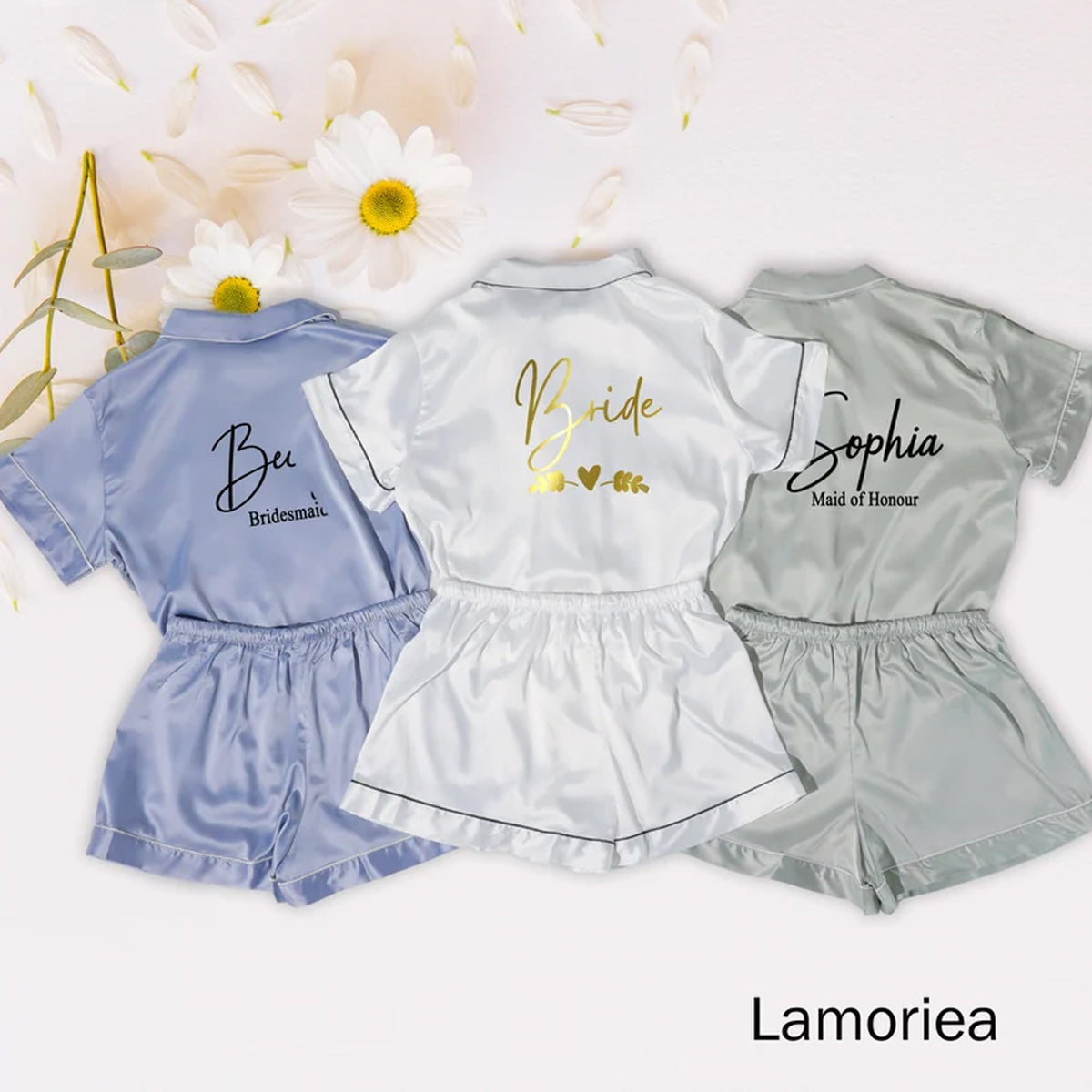 Customized Short Bridal Pajamas