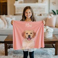 Personalized Pet Photo Blanket