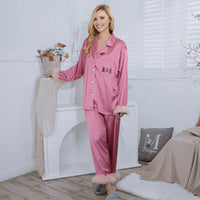 Personalized Bridal Gift Satin Pajamas