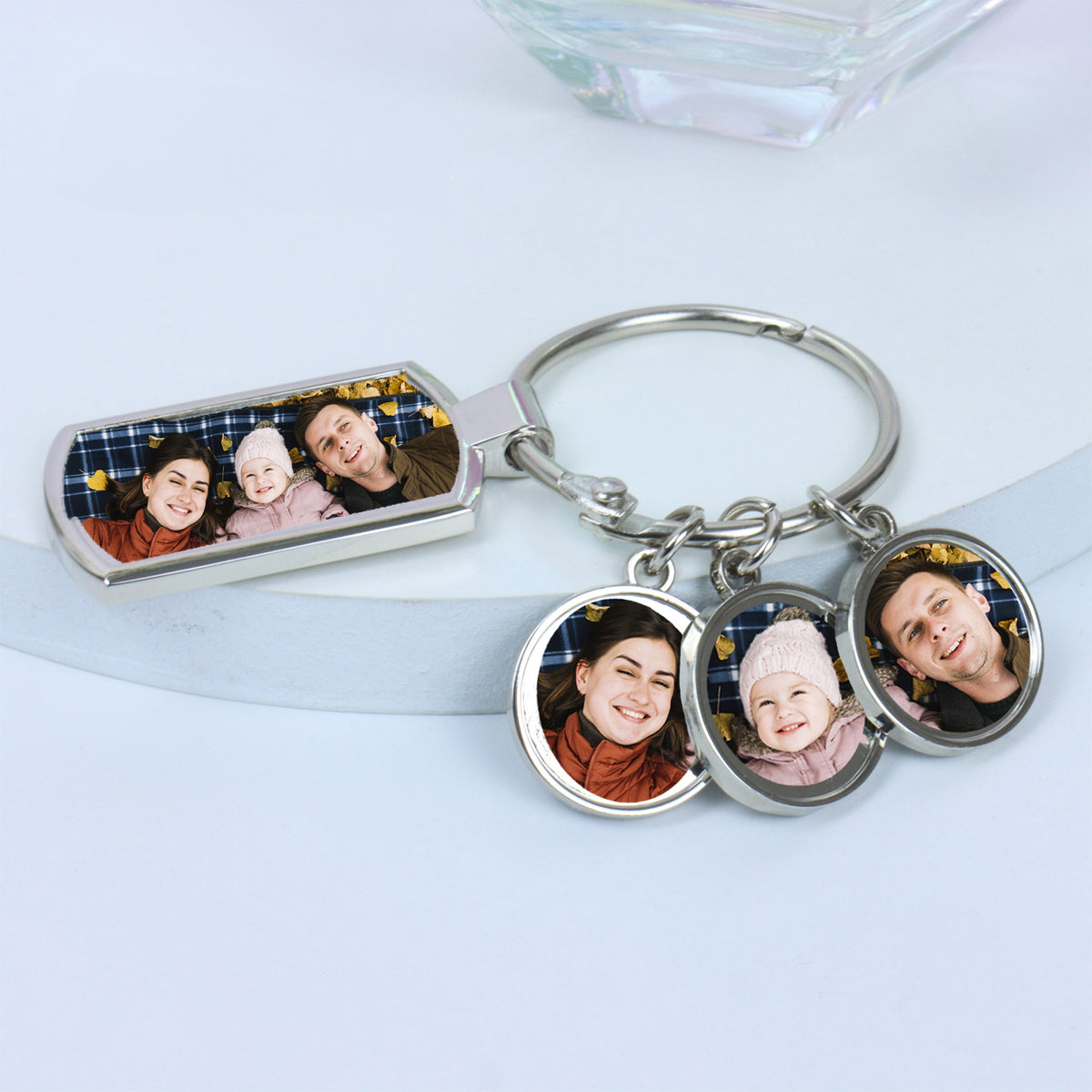 mother's day gift photo keychain