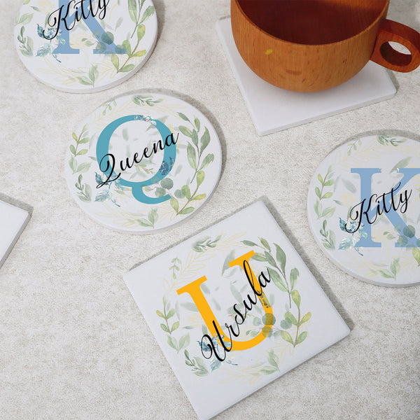 Personalized Couple Gift Ceramic Coaster