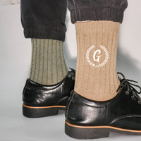 Personalized Embroidery Men Socks