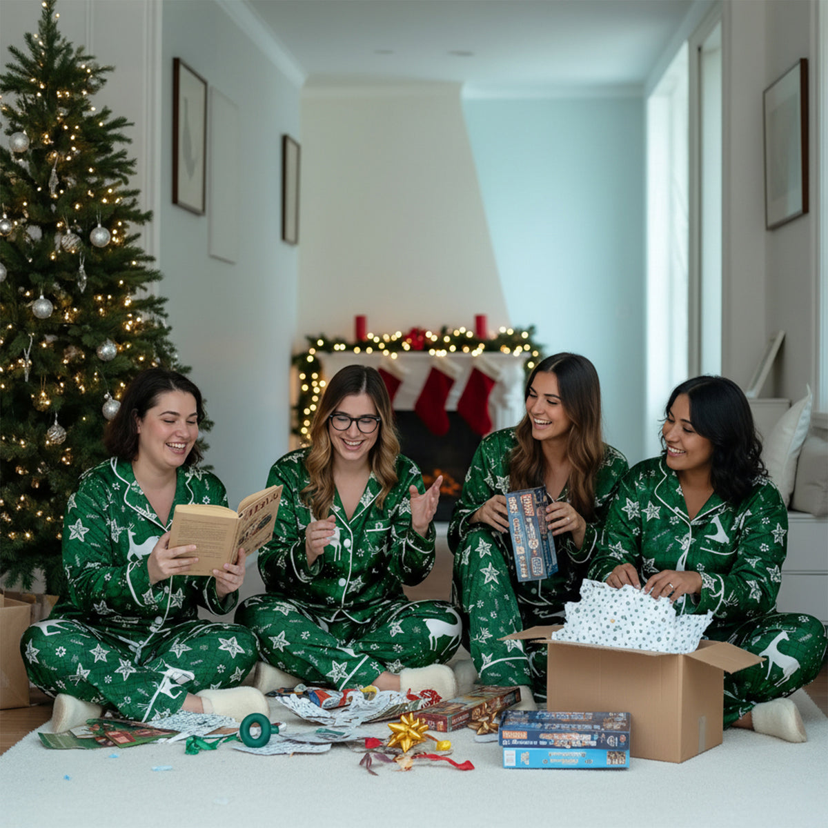 Christmas Party Gift, Pajama Set Women