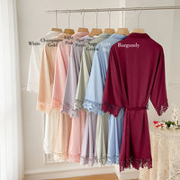 Personalized Silky Bridesmaid Robes