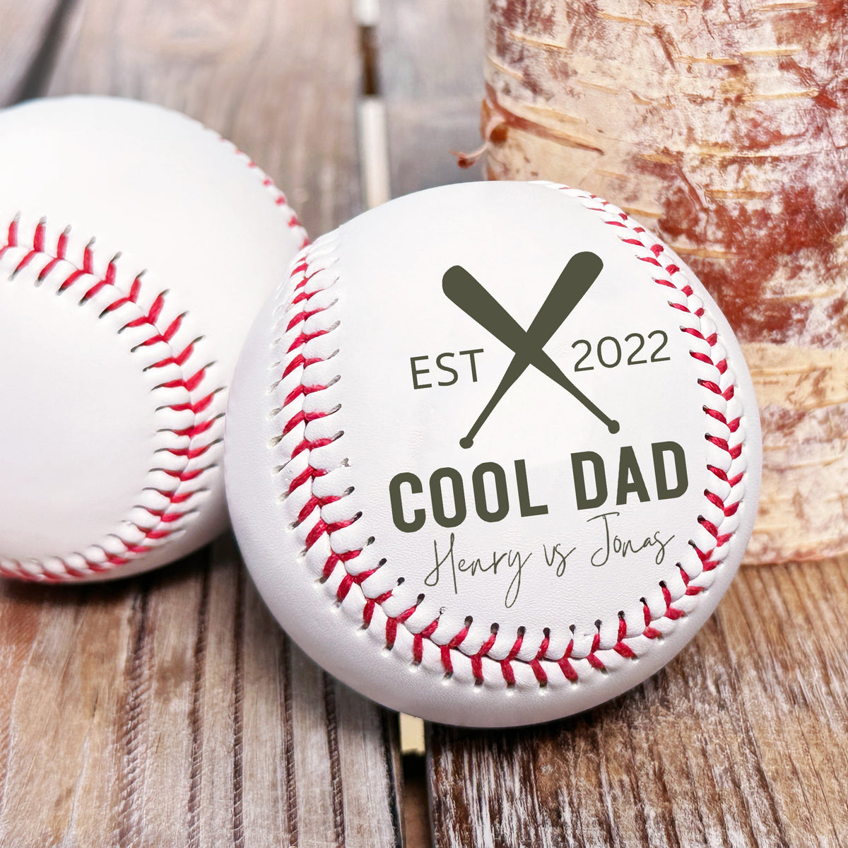 Personalized Father's Day Baseball Gift